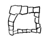 Bonny's drawing of the grid shows a border pattern.